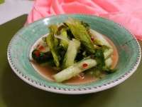 열무 얼가리 김치 담기