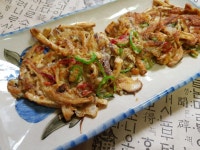 생표고향 가득한 버섯전 매콤한 버섯전 느끼하지않고 맛있어요