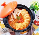 광어완자 김치찌개