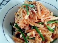 사과배감생채:성묘 다녀온 과일로 초간단 반찬만들기 (고기와도 잘 어울리는 맛)