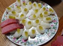 참치뱃살 초밥 만들어요