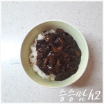 짜장 만들어서 짜장밥 짜장국수 만들기 차돌박이와 오징어 플렉스