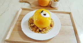 [그릭요거트복숭아 만드는 법]홈카페 홈브런치 홈파티 맛있고 예쁜 과일 디저트