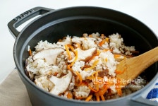 버섯밥 만들기 향이좋은 표고버섯밥 레시피