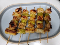 술 안주로 아주 좋은 닭꼬치 레시피!