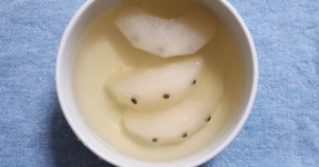 목감기에 좋은 차 : 통후추, 생강청을 넣은 배숙 만들기