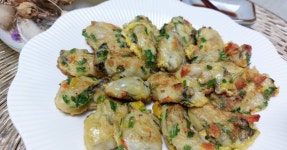 <굴요리> 굴전 레시피 색이 고운 굴전