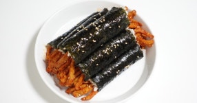 매운어묵김밥 꼬마김밥 땡초 넣어서 만들기