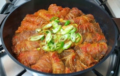 가족 모두가 좋아하는 삼겹살 김치말이찜