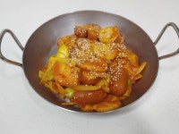 떡국떡을 사용한 고추장카레떡볶이 레시피!