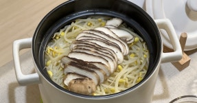 표고버섯 콩나물밥 솥밥으로 맛있게 하기