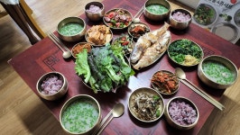 시댁 식구들을 위한 행복한 식탁