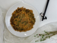 김치 없는 감자 부추 김치 부침개 - 오메, 김치 없이도 맛있엉~