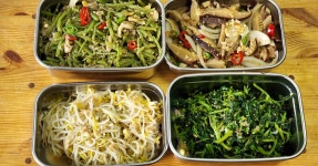 무더운 여름, 우리 집 나물 반찬 4가지