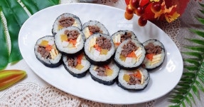 불고기김밥 [ 남은 불고기 넣고 만든 든든한 한끼! 맛과 영양 다 잡은 밥요리!]