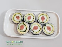 명란젓요리 명란오이김밥 명란김밥
