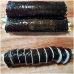 냉장고 자투를 채소를 이용한 참치 김밥 만들기