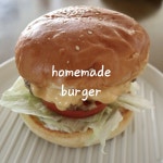 간단하게 패티 만들어 랜치소스 곁들인 홈메이드 수제버거 만들기