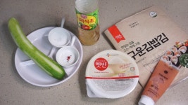 간단한데 중독적인 명란오이김밥 / 간편한 튜브형명란 활용