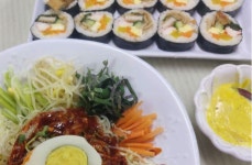 돈가스 김밥 만들기