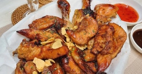 에어프라이어 치킨 집에서 굽네치킨 만들기 레시피