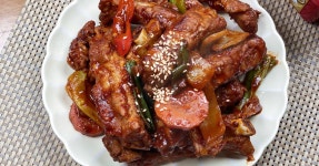 매운 돼지등갈비찜 잡고 뜯기 좋은 쪽갈비찜 매운 돼지갈비찜 만드는 법
