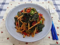 콜라비 물 미역 무침/ 겨울 반찬