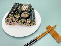 간단 재료로 참치꼬마김밥 만드는 법