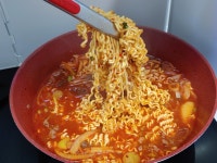 우삼겹 짬뽕라면 레시피 우삼겹 짬뽕라면 레시피 