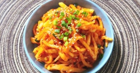 무생채 만드는 무우생채 무생채