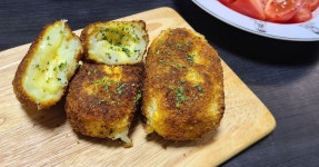 고소하고 맛있는 치즈감자고로케 만들기