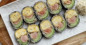 오이명란김밥 오이와 명란이 있다면 무조건 드셔보세요 ‼️