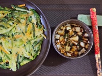 비 오는 날 생각나는 부추전 레시피 / 부추전과 함께 먹는 간장도 준비해 봤어요