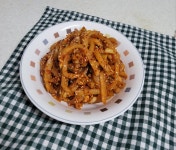 무장아찌무침...