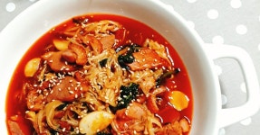 불닭오리훈제볶음!