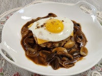 하와이안 로코모코 그레이비소스 & 함박스테이크 만들기 브런치 메뉴 하와이안 로코모코 그레이비소스 & 함박스테이크 만들기 브런치 메뉴 