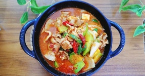 돼지고기 고추장찌개 레시피 애호박찌개 돼지고기 고추장 두부찌개