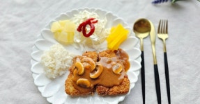 편스토랑 이정현 경양식 돈가스 추억의 돈까스 소스 만드는 법 초간단 홈스토랑 한그릇요리 feat. 딸기쨈 물반죽