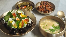 김밥꼬다리가 제일 맛있지! 불없이 만드는 꼬다리 김밥