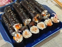 참치 꼬마김밥 김초밥 만들기