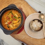 [콩 비지찌개] 쌀쌀한날 보글보글 뚝배기에 콩 비지찌개를 끓였어요
