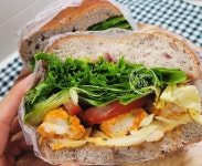 맛있는 케이준치킨 샌드위치 만들기 베이글 샌드위치 레시피