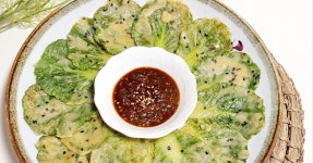 봄동전 봄동새우전 봄동 요리 만들기