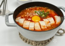 얼큰한 순두부찌개 끓이는 법 돼지고기 순두부찌개 황금 레시피