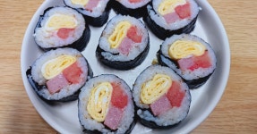 명란김밥레시피 김밥요리 명란요리 이색김밥