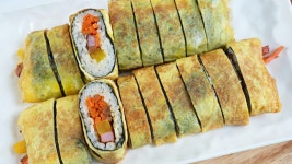 계란말이김밥 와... 이거 정말 별거없는데 너무 맛있어요