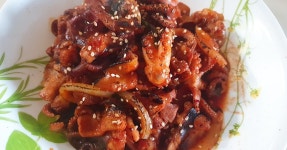 쭈꾸미 삼겹살 쭈삼불고기 만들기