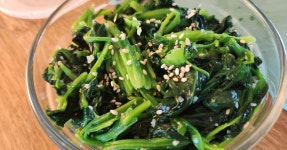 시금치 나물
