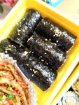 충무김밥오징어무침. 충무김밥 무김치 요리