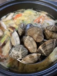 [바지락칼국수] 후루룩 짭짭 속이 뻥 뚤리는 시원칼칼한 육수맛_바지락이 다했네